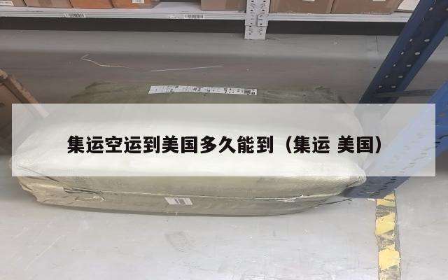 集运空运到美国多久能到(集运 美国)