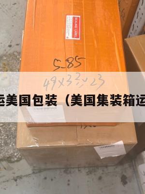 集运美国包装(美国集装箱运输)