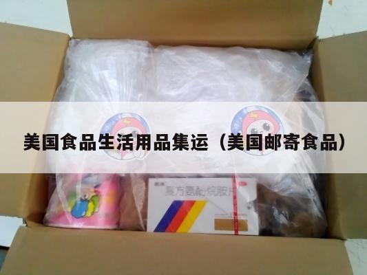 美国食品生活用品集运(美国邮寄食品)