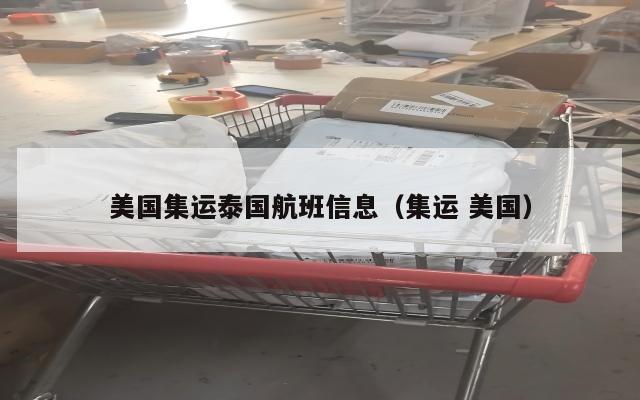 美国集运泰国航班信息(集运 美国)