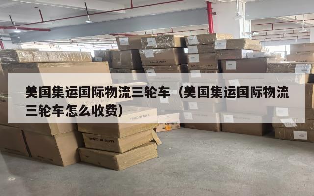 美国集运国际物流三轮车(美国集运国际物流三轮车怎么收费)