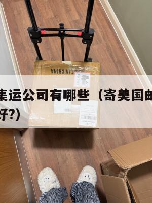 寄美国的集运公司有哪些(寄美国邮件寄哪家快递公司好?)