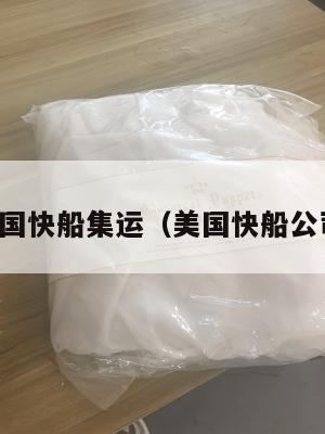 美国快船集运(美国快船公司)