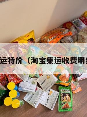美国集运特价(淘宝集运收费明细美国)