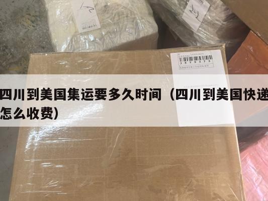 四川到美国集运要多久时间（四川到美国快递怎么收费）