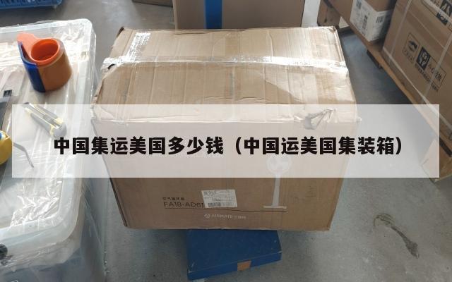 中国集运美国多少钱（中国运美国集装箱）