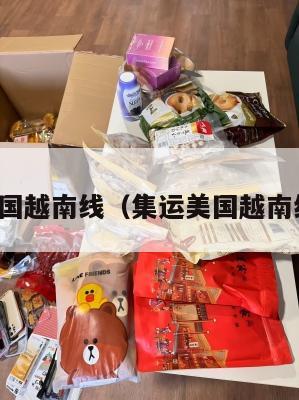 集运美国越南线(集运美国越南线路图)