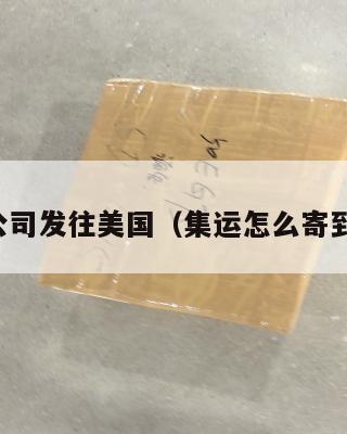 集运公司发往美国（集运怎么寄到美国）