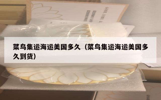 菜鸟集运海运美国多久（菜鸟集运海运美国多久到货）
