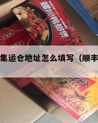 顺丰美国集运仓地址怎么填写(顺丰速运集运仓)