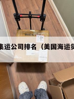 美国海运集运公司排名（美国海运货代公司排名）