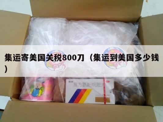 集运寄美国关税800刀（集运到美国多少钱）