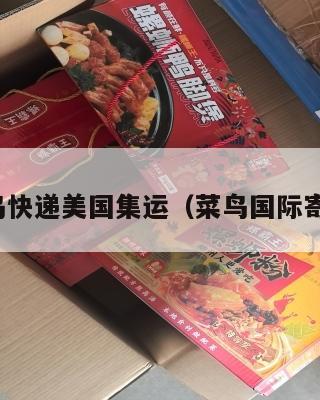 菜鸟快递美国集运（菜鸟国际寄件）