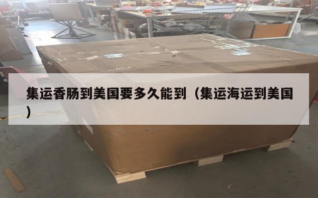 集运香肠到美国要多久能到（集运海运到美国）