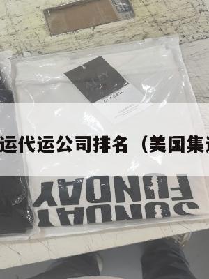 美国集运代运公司排名（美国集运股票）