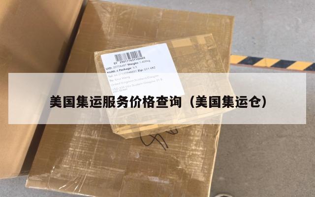 美国集运服务价格查询（美国集运仓）