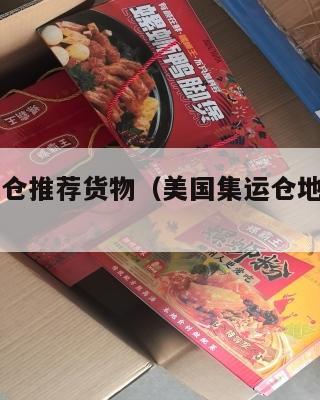 美国集运仓推荐货物(美国集运仓地址在哪里)