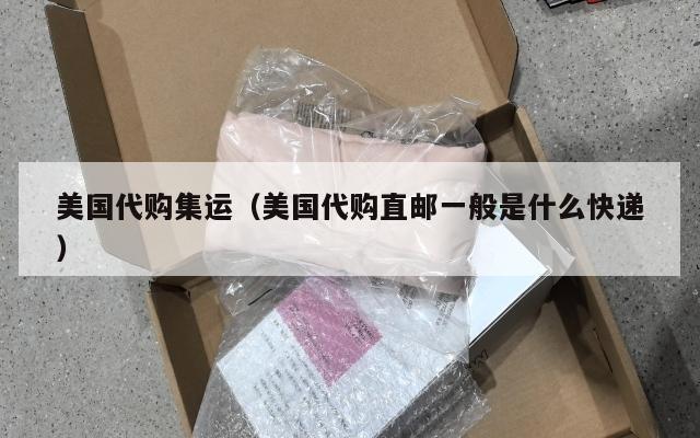 美国代购集运(美国代购直邮一般是什么快递)