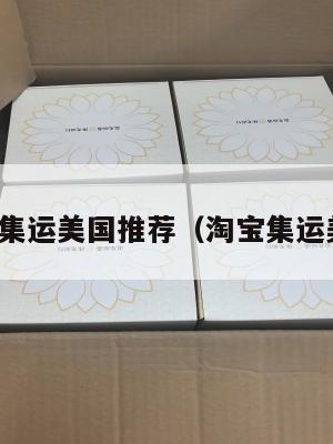 淘宝家居集运美国推荐（淘宝集运美国价格）