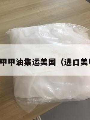 美甲甲油集运美国（进口美甲）
