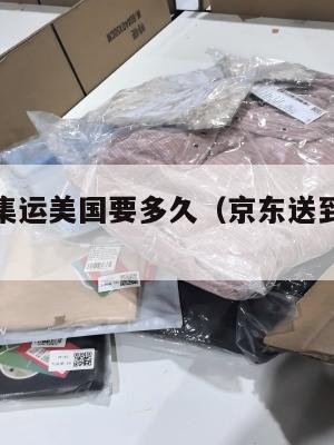 京东跨境集运美国要多久(京东送到美国多久到)