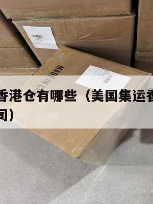 美国集运香港仓有哪些（美国集运香港仓有哪些物流公司）