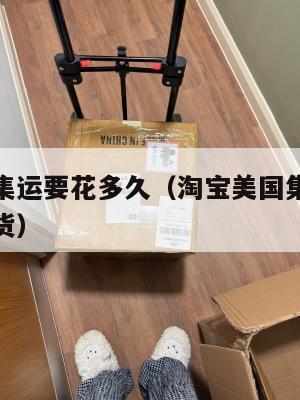 淘宝美国集运要花多久（淘宝美国集运要花多久时间到货）