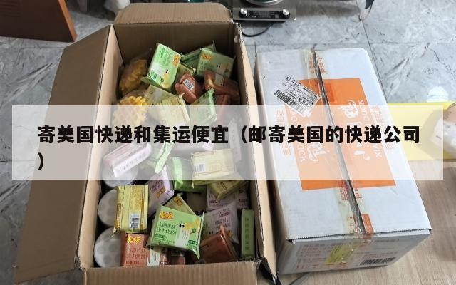 寄美国快递和集运便宜（邮寄美国的快递公司）