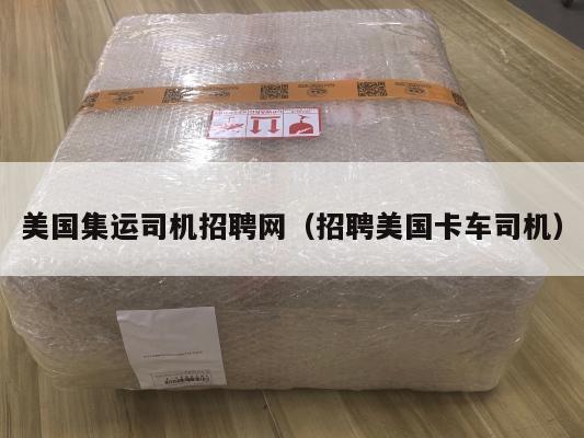 美国集运司机招聘网(招聘美国卡车司机)