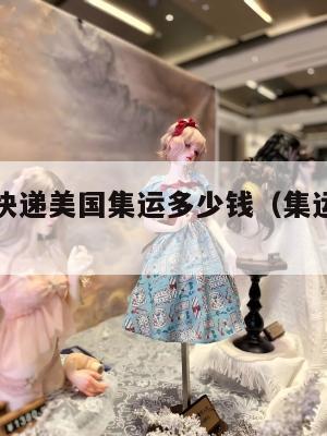 国际物流快递美国集运多少钱（集运怎么寄到美国）