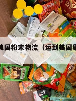 国际集运美国粉末物流（运到美国集运仓怎么联系）