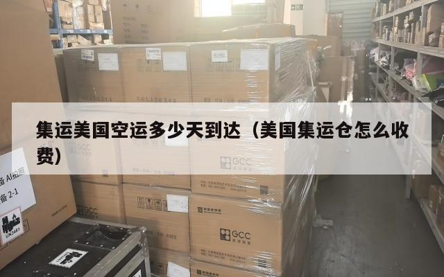 集运美国空运多少天到达（美国集运仓怎么收费）