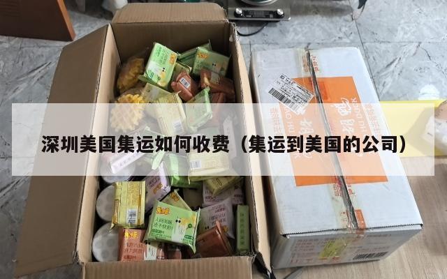 深圳美国集运如何收费（集运到美国的公司）