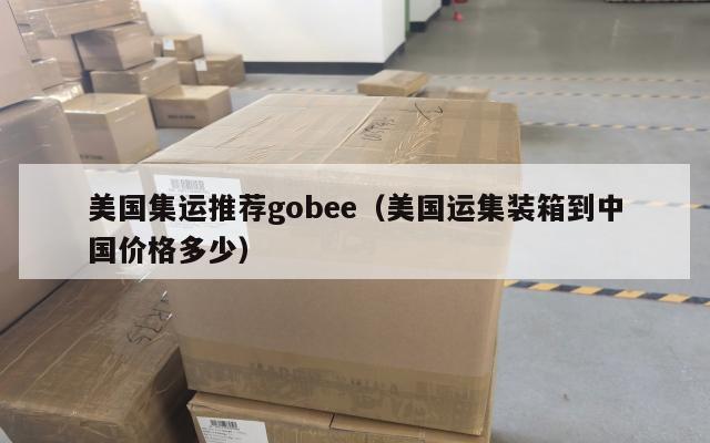 美国集运推荐gobee（美国运集装箱到中国价格多少）
