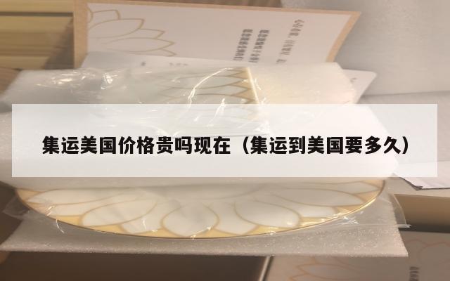 集运美国价格贵吗现在（集运到美国要多久）