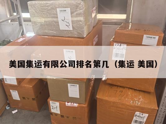 美国集运有限公司排名第几(集运 美国)
