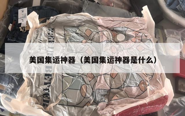 美国集运神器(美国集运神器是什么)