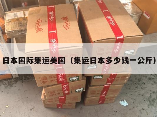 日本国际集运美国(集运日本多少钱一公斤)