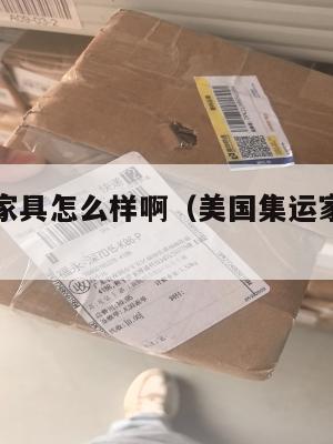 美国集运家具怎么样啊(美国集运家具怎么样啊多少钱)
