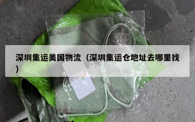 深圳集运美国物流(深圳集运仓地址去哪里找)