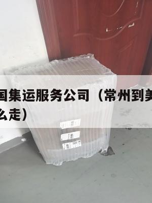 常州到美国集运服务公司（常州到美国集运服务公司怎么走）