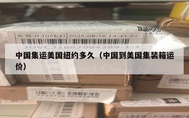 中国集运美国纽约多久（中国到美国集装箱运价）