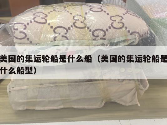美国的集运轮船是什么船（美国的集运轮船是什么船型）