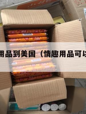 集运情趣用品到美国（情趣用品可以托运回国吗）