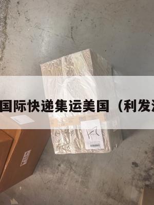 利发国际快递集运美国（利发海运）