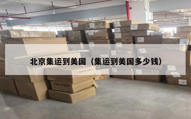 北京集运到美国（集运到美国多少钱）