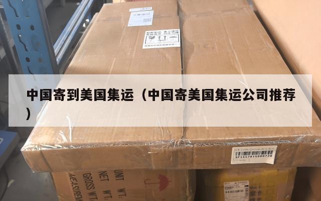 中国寄到美国集运（中国寄美国集运公司推荐）