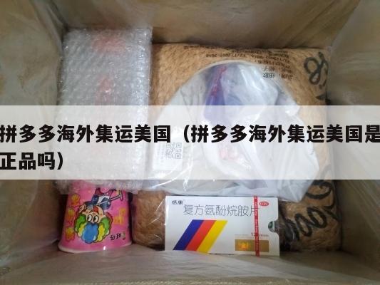 拼多多海外集运美国（拼多多海外集运美国是正品吗）