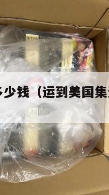 集运发美国多少钱（运到美国集运仓怎么联系）