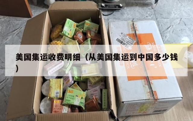 美国集运收费明细（从美国集运到中国多少钱）